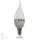 Led gyertya láng 4W E-14 meleg fehér