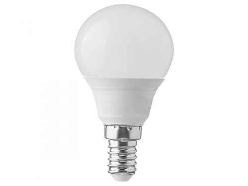 LED lámpa E14 (4W/180°) Kisgömb , hideg fehér