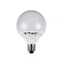 LED Gömb lámpa E27 Hideg  fehér, 10 Watt/200°