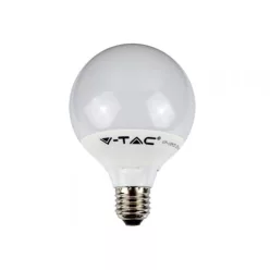 LED Gömb lámpa E27 Hideg  fehér, 10 Watt/200°