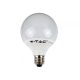 LED Gömb lámpa E27 Hideg  fehér, 10 Watt/200°