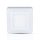 CR80 LED panel 6+2W - meleg fehér, négyzet alakú, oldalvilágítós