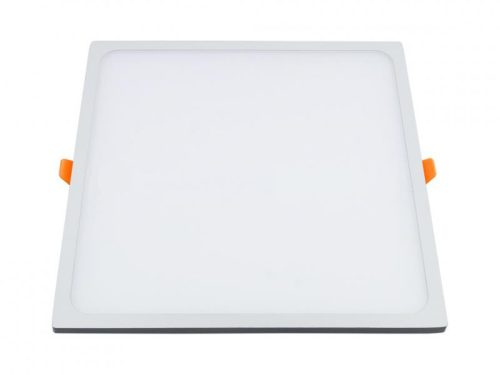 Keret nélküli LED panel 8W - hideg fehér, négyzet alakú