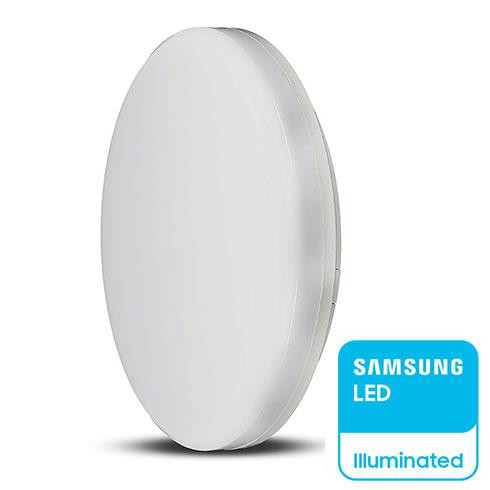 Falon kívüli LED panel 15W - Samsung Chip - kör alakú - természetes fehér - IP44