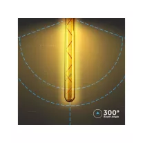   E27 LED izzó Vintage filament (7W/300°) T30 - Rúd extra meleg fehér