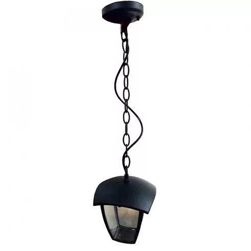 Matte Pendant kültéri csillár (E27) - 1 égős - fekete