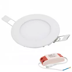 Led panel kör 3W meleg fehér 210Lm