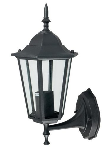 Bolive Up oldalfali lámpatest, E27, fekete