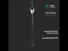 Matte Pole kültéri oszlopos lámpa 136 cm, IP44 (E27)