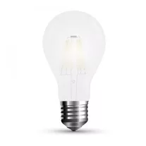   LED lámpa E27 Filament 10Watt 300° Körte opál hideg fehér