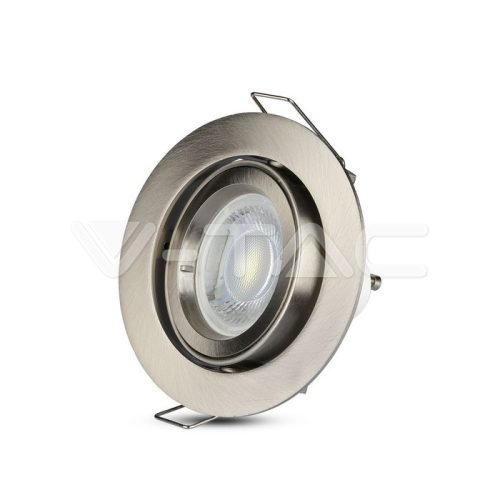 Billenthető Olcsó kör alakú spot lámpatest, mattkróm