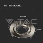 Billenthető Olcsó kör alakú spot lámpatest, mattkróm