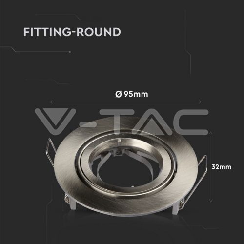 Billenthető Olcsó kör alakú spot lámpatest, mattkróm