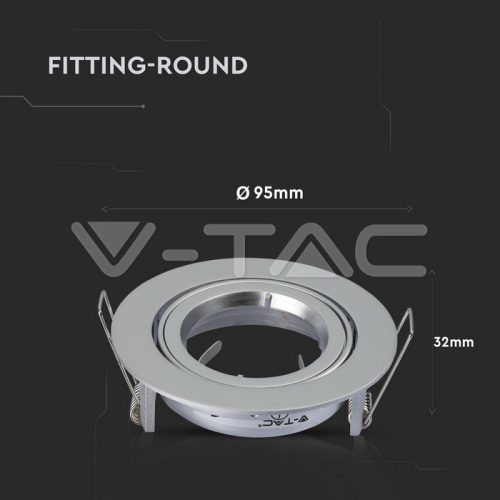 Billenthető Olcsó kör alakú spot lámpatest, króm