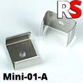 Alumínium RS profil eloxált (MINI-01-A) fém rögzítő