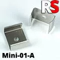 Alumínium RS profil eloxált (MINI-01-A) fém rögzítő