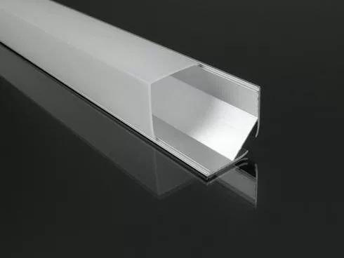 Alumínium profil LED szalaghoz 016S, opál