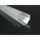Alumínium profil LED szalaghoz 016S, opál