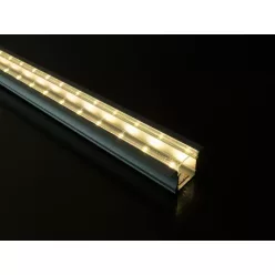   Alumínium profil Led szalaghoz Recessed-2, átlátszó búrával