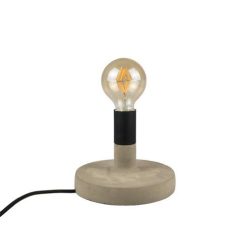 Cemento beton talpas asztali lámpa (E27) szürke