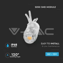 LED modul 0.24W (5050x1/120°/IP68) - Kék