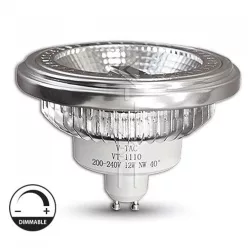 LED lámpa AR111 dimmelhető  12W  40° 230V meleg fehér