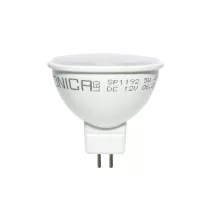 LED lámpa Gu-5.3 MR-16 12V 5W meleg fehér Op.