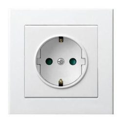 Sonata földelt dugalj gyermekvédelemmel Fehér