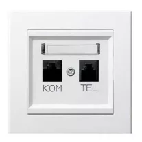 Sonata számítógép+ telefoncsatlakozó Fehér