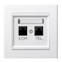 Sonata számítógép+ telefoncsatlakozó Fehér