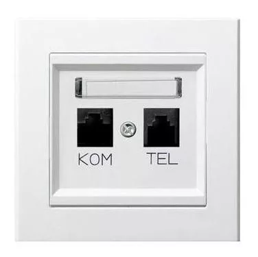 Sonata számítógép+ telefoncsatlakozó Fehér