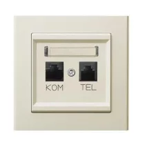 Sonata számítógép+ telefoncsatlakozó Elefántcsont