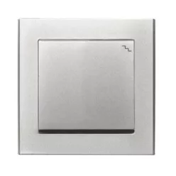 Sonata alternatív  egypólusú kapcsoló Ezüst