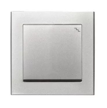 Sonata alternatív  egypólusú kapcsoló Ezüst