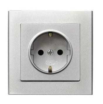 Sonata földelt dugalj Ezüst