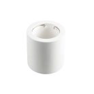 Gipsz spot lámpatest, falon kívüli, kör, fehér