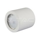 Gipsz spot lámpatest, falon kívüli, kör, fehér