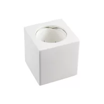 Gipsz spot lámpatest, falon kívüli, négyzet, fehér