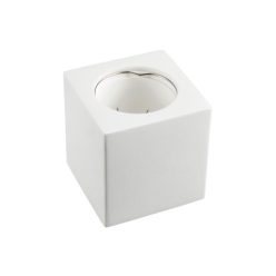 Gipsz spot lámpatest, falon kívüli, négyzet, fehér