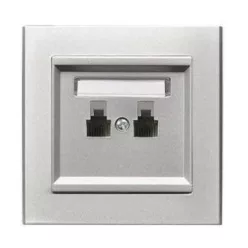 Sonata dupla telefoncsatlakozó párhuzamos Ezüst