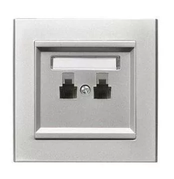 Sonata dupla telefoncsatlakozó párhuzamos Ezüst