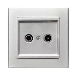 Sonata TV-R csatlakozó végzáró Ezüst