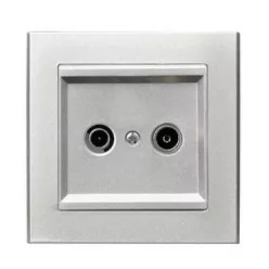 Sonata TV csatlakozó csillagpontos Ezüst