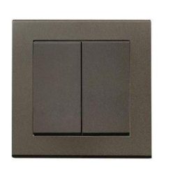 Sonata alternatív + egypólusú kapcsoló Csokoládé