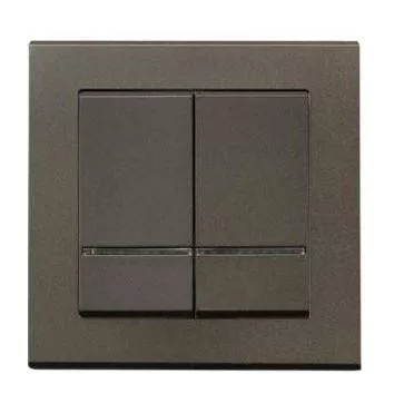 Sonata csillárkapcsoló jelzőfényes Csokoládé