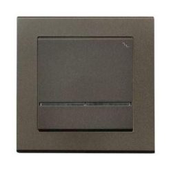 Sonata alternatív kapcsoló jelzőfényes Csokoládé