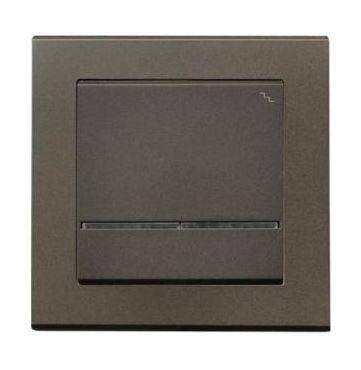 Sonata alternatív kapcsoló jelzőfényes Csokoládé