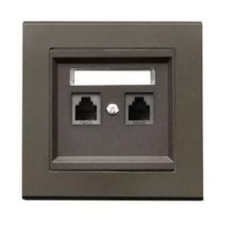 Sonata dupla telefoncsatlakozó párhuzamos Csokoládé