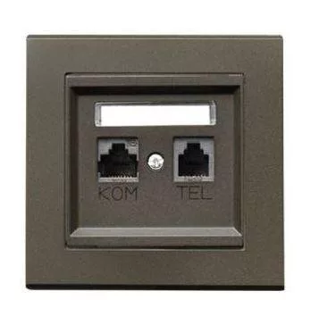 Sonata számítógép+ telefoncsatlakozó Csokoládé