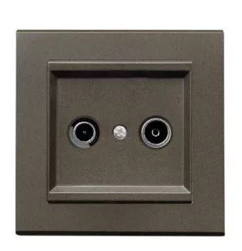 Sonata TV-R csatlakozó végzáró Csokoládé